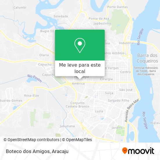 Boteco dos Amigos mapa