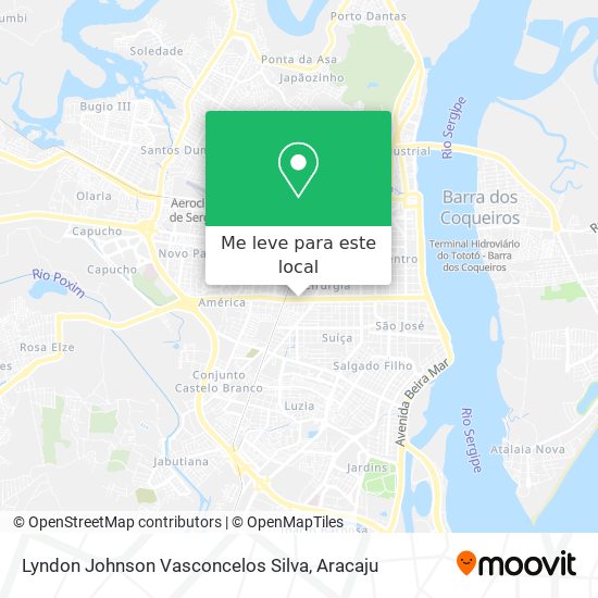 Lyndon Johnson Vasconcelos Silva mapa