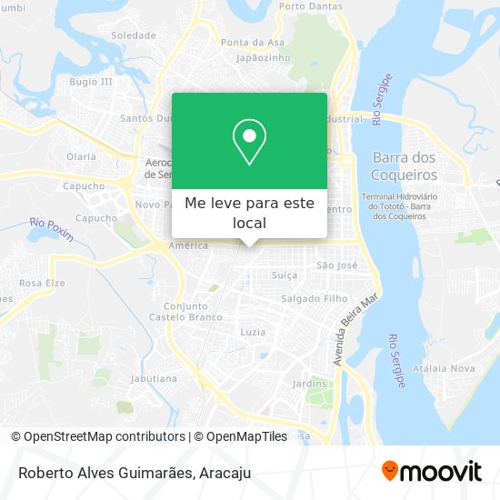 Roberto Alves Guimarães mapa