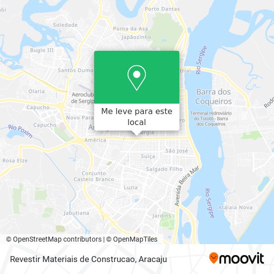 Revestir Materiais de Construcao mapa