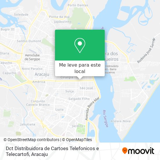 Dct Distribuidora de Cartoes Telefonicos e Telecartofi mapa