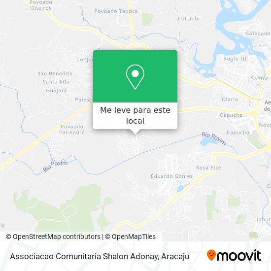 Associacao Comunitaria Shalon Adonay mapa