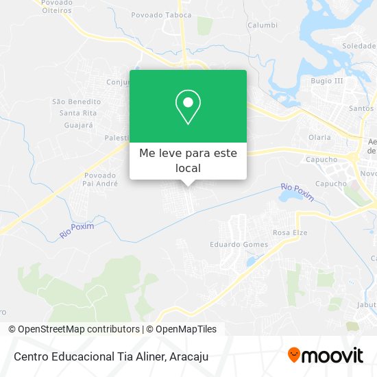Centro Educacional Tia Aliner mapa
