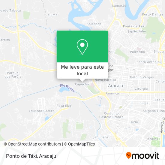 Ponto de Táxi mapa