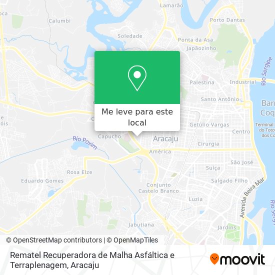 Rematel Recuperadora de Malha Asfáltica e Terraplenagem mapa