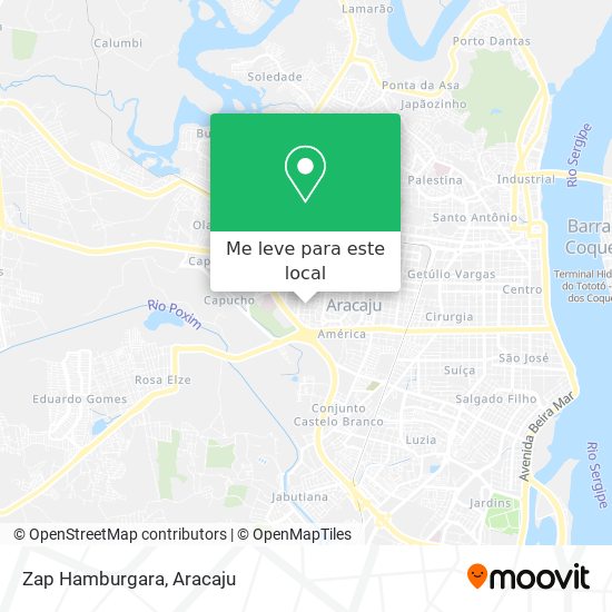 Zap Hamburgara mapa