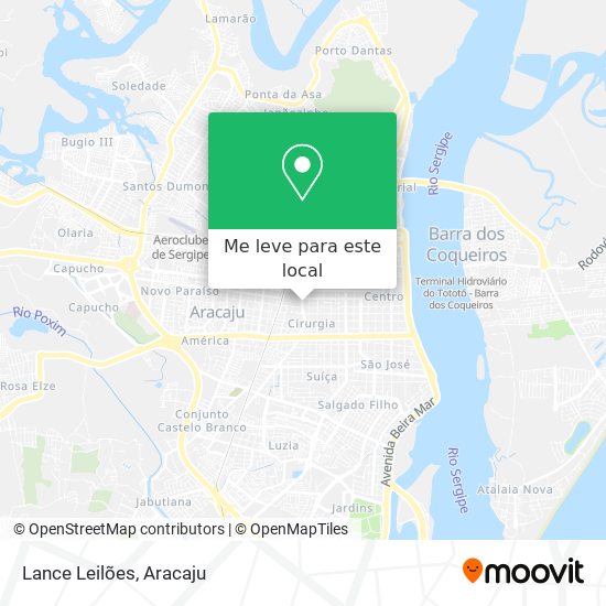Lance Leilões mapa