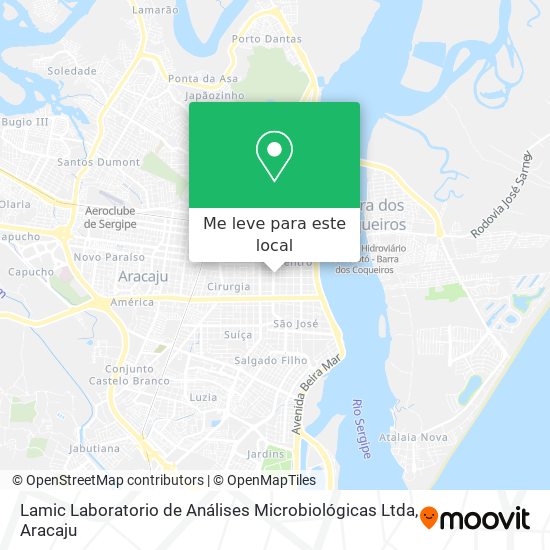 Lamic Laboratorio de Análises Microbiológicas Ltda mapa