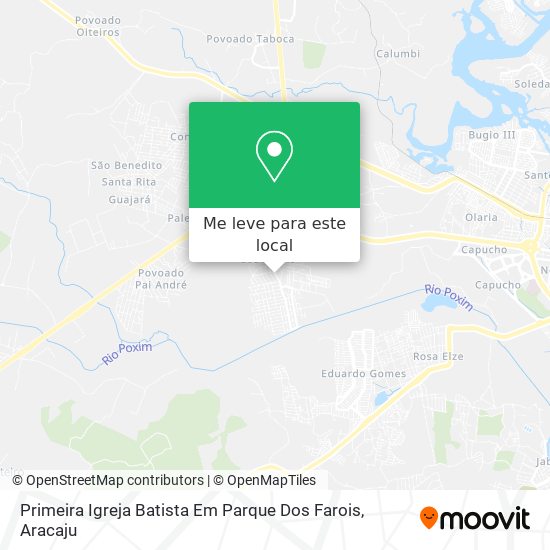 Primeira Igreja Batista Em Parque Dos Farois mapa