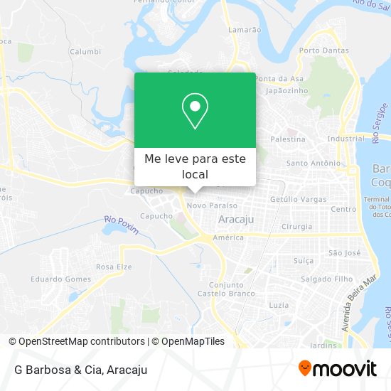 G Barbosa & Cia mapa