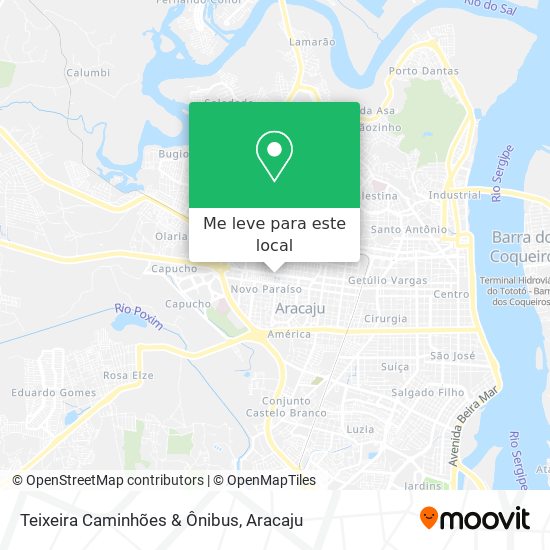 Teixeira Caminhões & Ônibus mapa