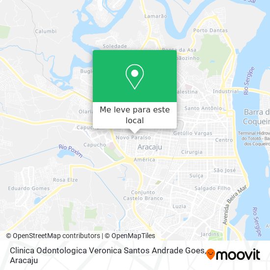 Clinica Odontologica Veronica Santos Andrade Goes mapa