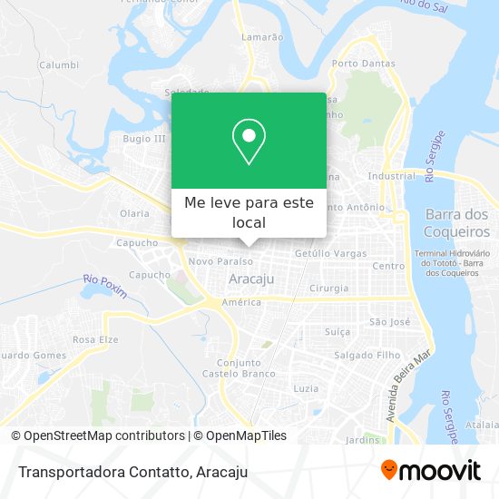 Transportadora Contatto mapa