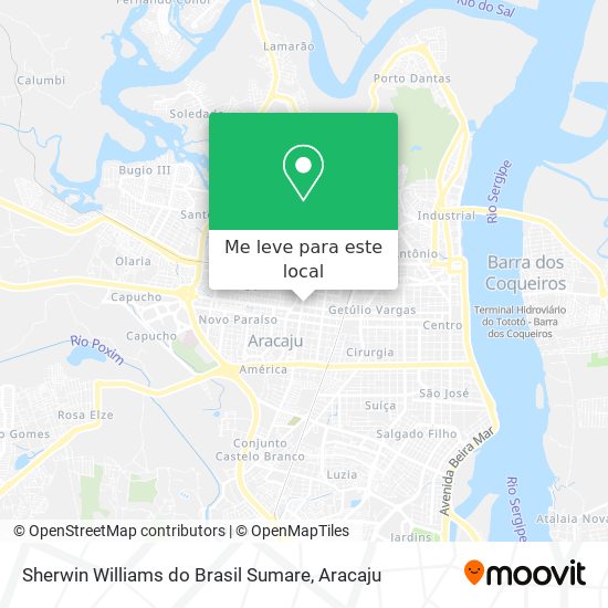 Sherwin Williams do Brasil Sumare mapa