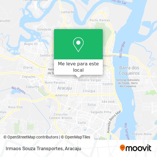 Irmaos Souza Transportes mapa