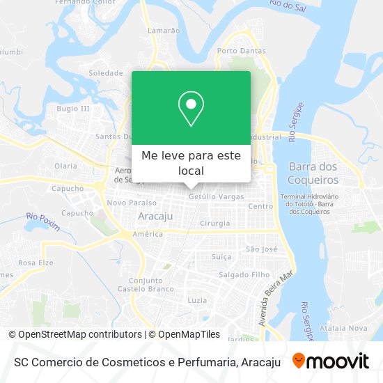 SC Comercio de Cosmeticos e Perfumaria mapa