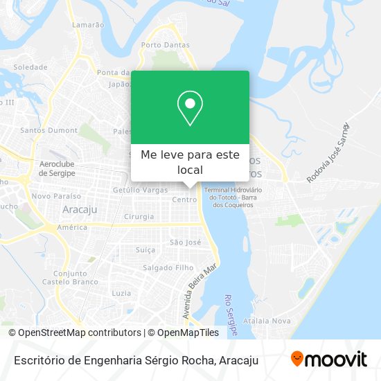 Escritório de Engenharia Sérgio Rocha mapa