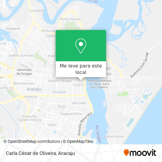 Carla César de Oliveira mapa