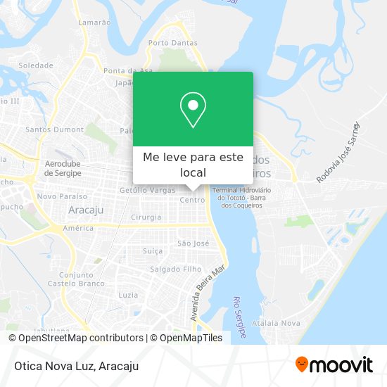 Otica Nova Luz mapa