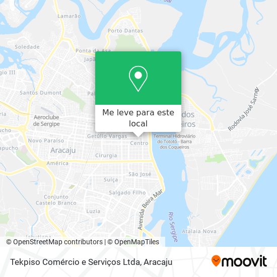 Tekpiso Comércio e Serviços Ltda mapa