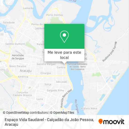 Espaço Vida Saudável - Calçadão da João Pessoa mapa