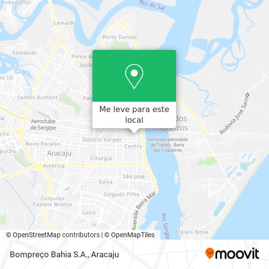 Bompreço Bahia S.A. mapa