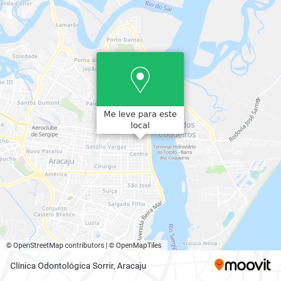 Clínica Odontológica Sorrir mapa