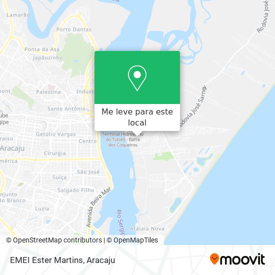 EMEI Ester Martins mapa