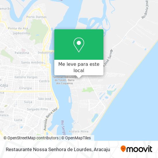 Restaurante Nossa Senhora de Lourdes mapa