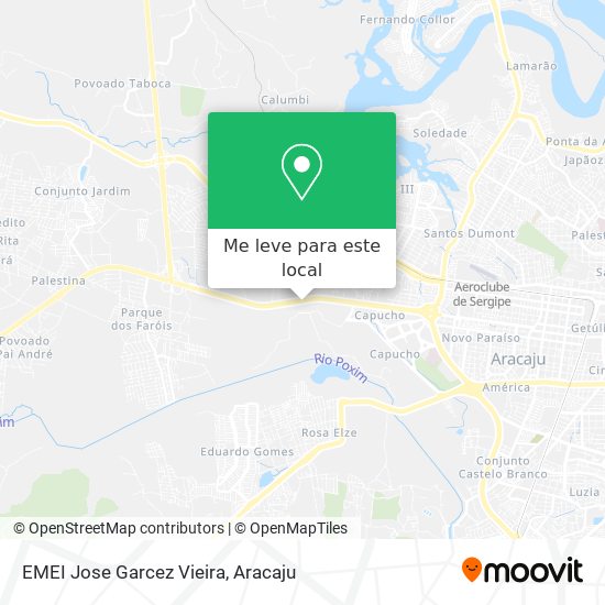 EMEI Jose Garcez Vieira mapa