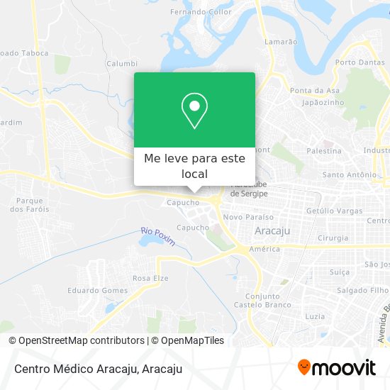 Centro Médico Aracaju mapa