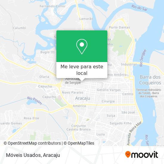 Móveis Usados mapa