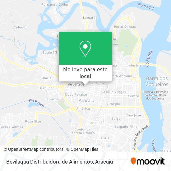 Bevilaqua Distribuidora de Alimentos mapa