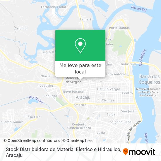 Stock Distribuidora de Material Eletrico e Hidraulico mapa