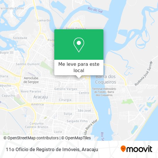 11o Ofício de Registro de Imóveis mapa