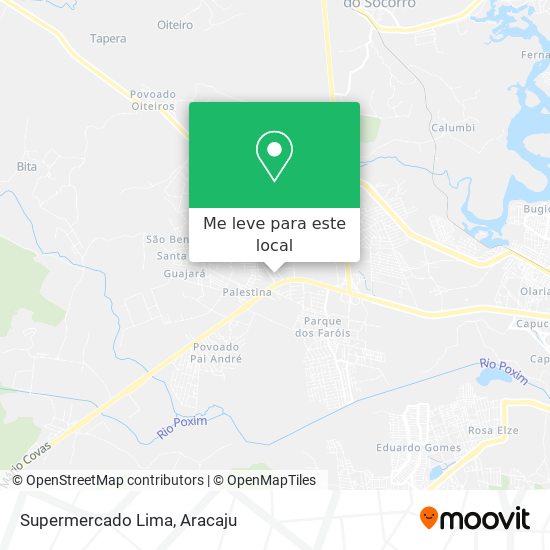 Supermercado Lima mapa
