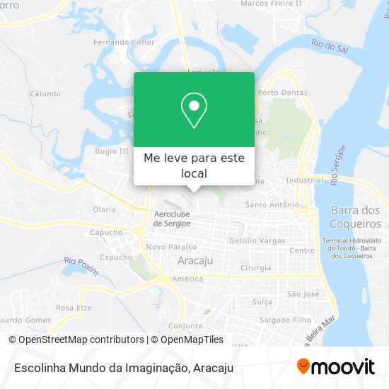 Escolinha Mundo da Imaginação mapa