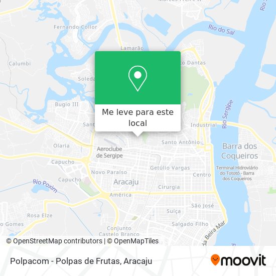 Polpacom - Polpas de Frutas mapa