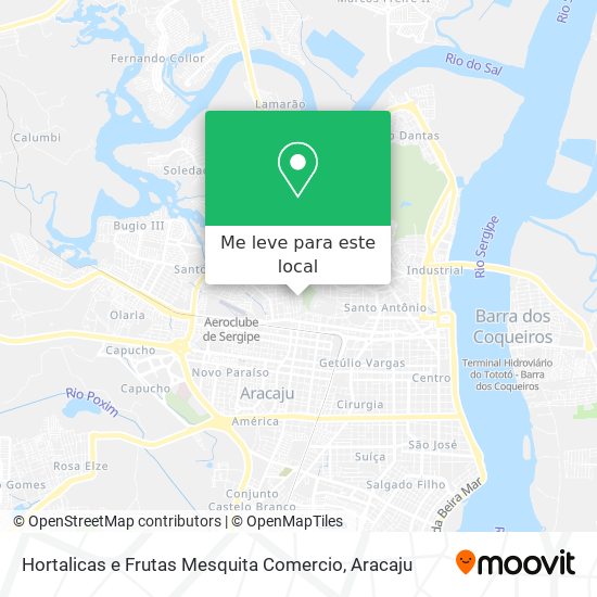 Hortalicas e Frutas Mesquita Comercio mapa