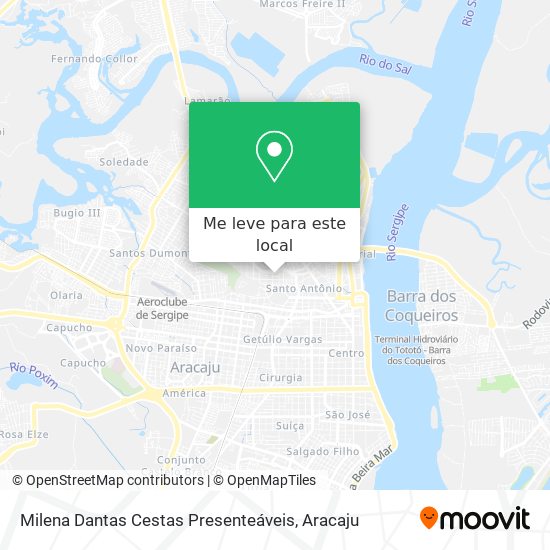 Milena Dantas Cestas Presenteáveis mapa