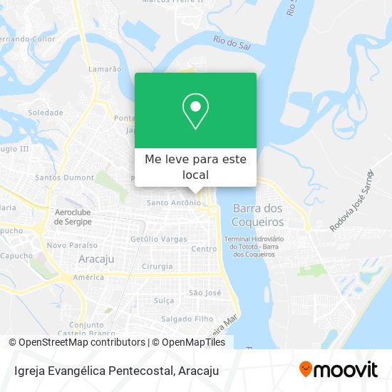 Igreja Evangélica Pentecostal mapa