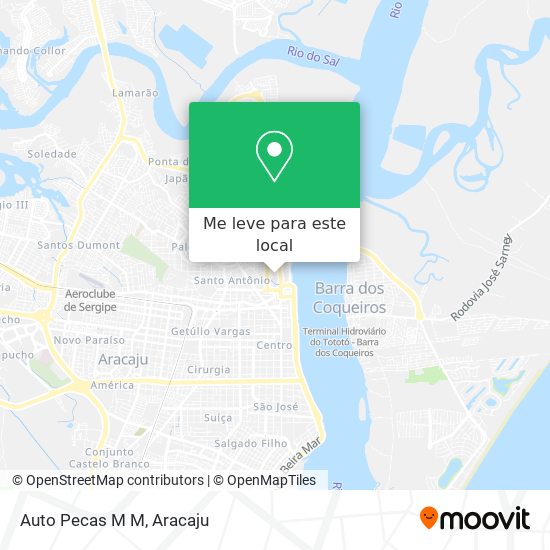 Auto Pecas M M mapa