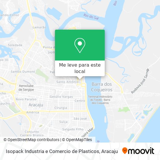Isopack Industria e Comercio de Plasticos mapa