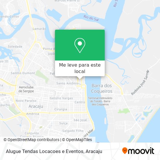 Alugue Tendas Locacoes e Eventos mapa