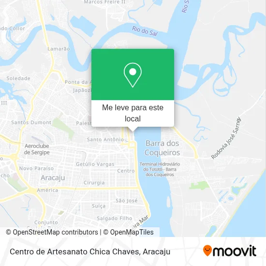 Centro de Artesanato Chica Chaves mapa