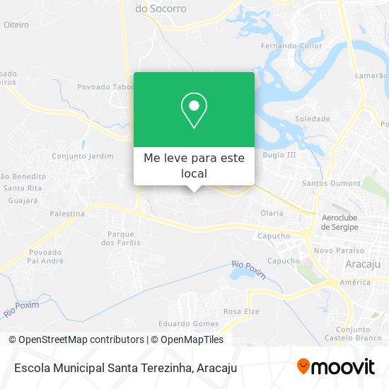 Escola Municipal Santa Terezinha mapa