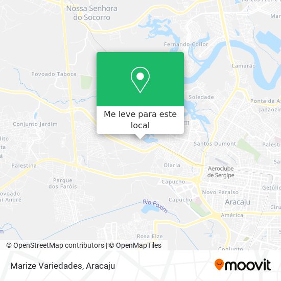 Marize Variedades mapa