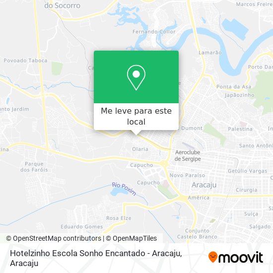 Hotelzinho Escola Sonho Encantado - Aracaju mapa