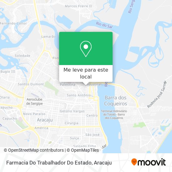 Farmacia Do Trabalhador Do Estado mapa