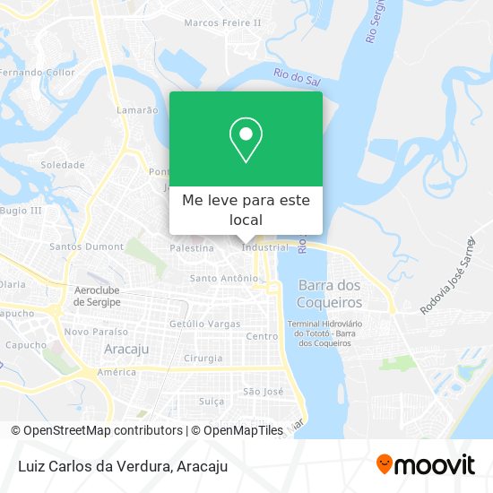Luiz Carlos da Verdura mapa